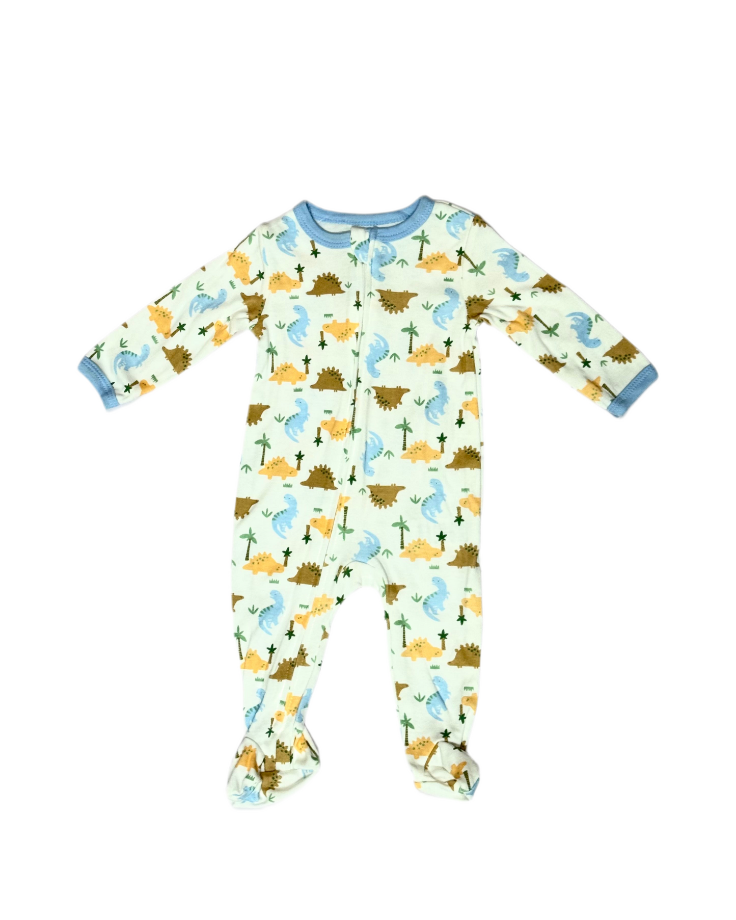 Pijama blanca dinosaurio bebe niño Tinytots D00438TT