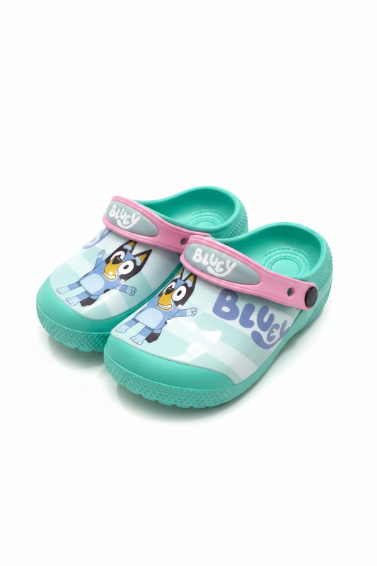 Sandalias crocs verde aqua niña bluey D8-BLU-89CR 390345