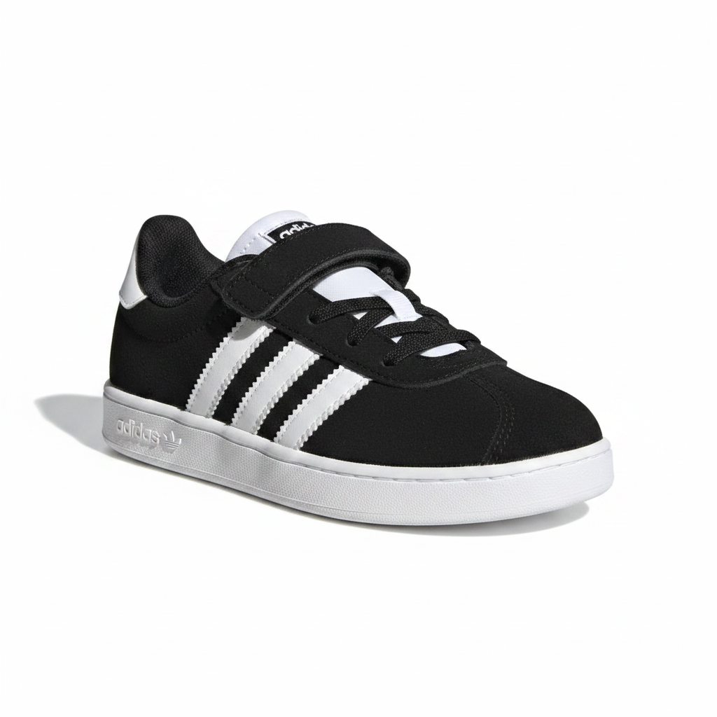 Tenis negros adidas niño niña