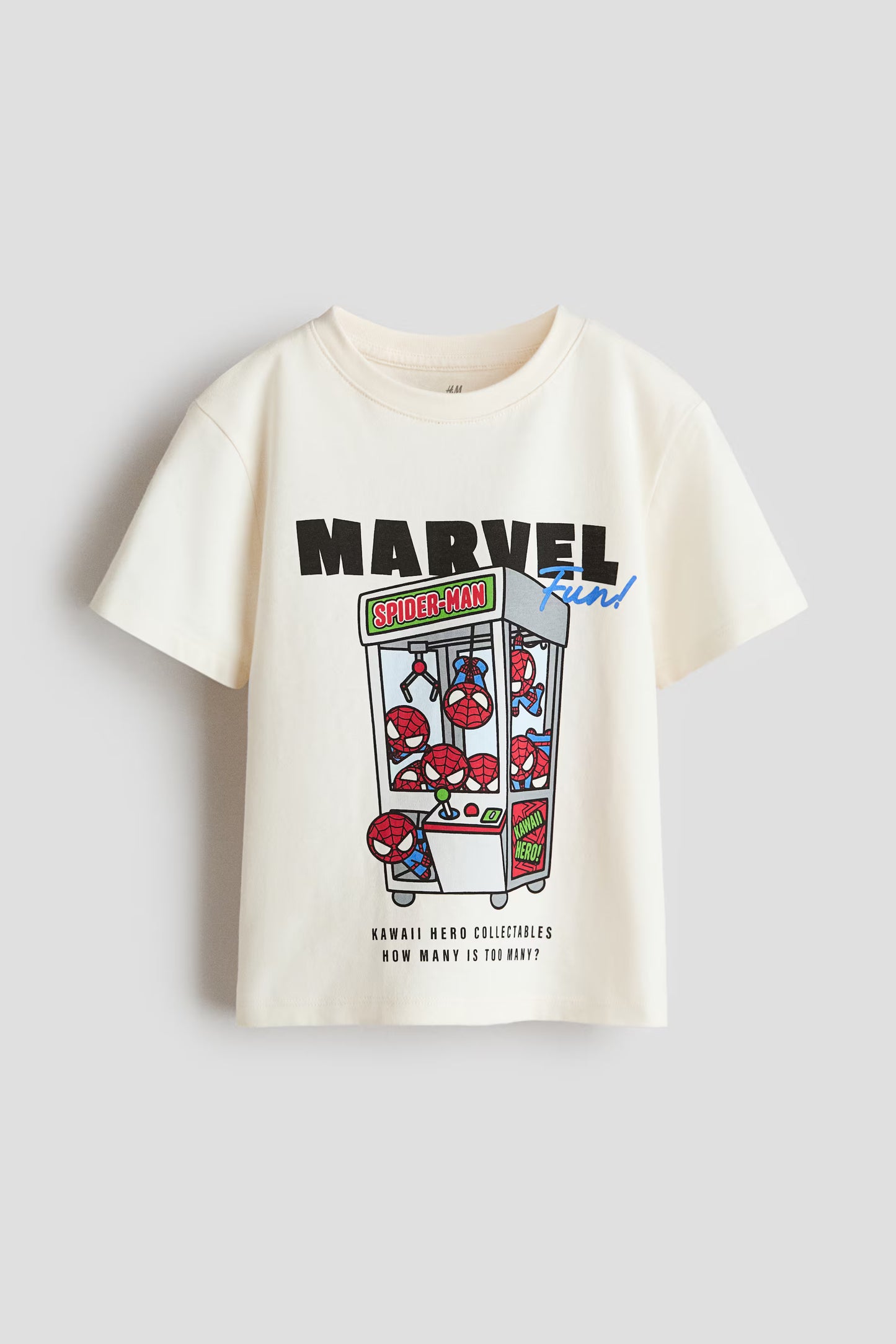 Camisa blanca niño Marvel spiderman H&M 1340783003