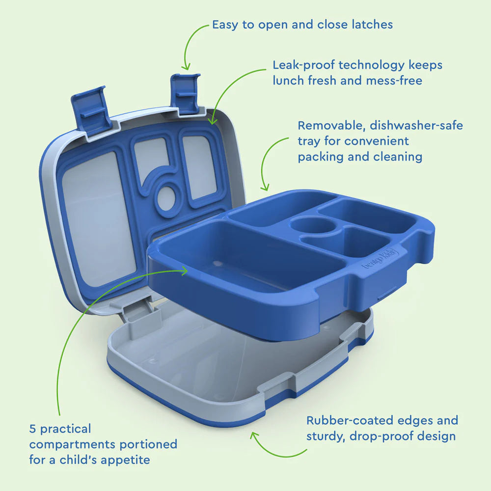 Contenedor para comida lonchera Bentgo bento Azul
