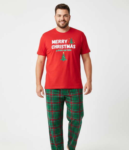 Pijama Caballero Hombre Juvenil rojo verde St Jacks 5080008801