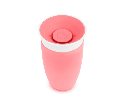 Vaso antiderrame rosado munchkin bebé niña