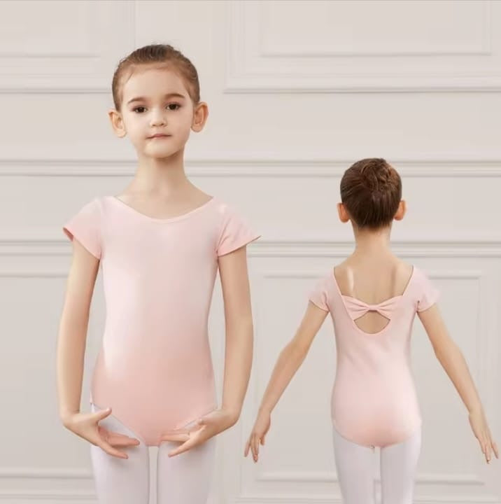 Leotardo rosado ballet niña Justice gimnasia