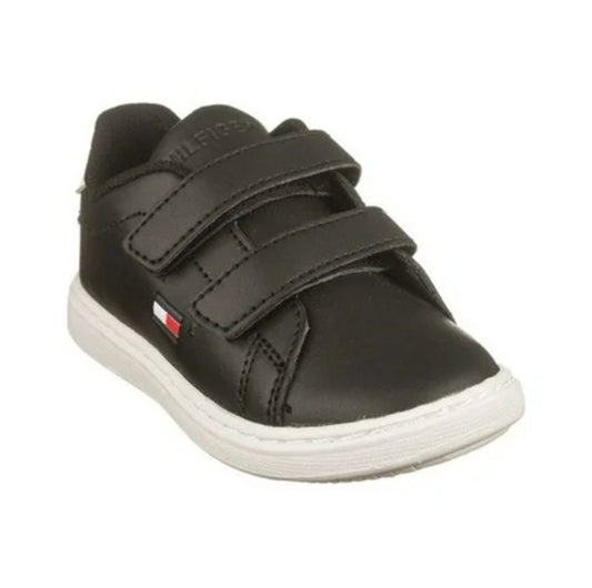 Tenis negros Tommy niño niña zapatos negros