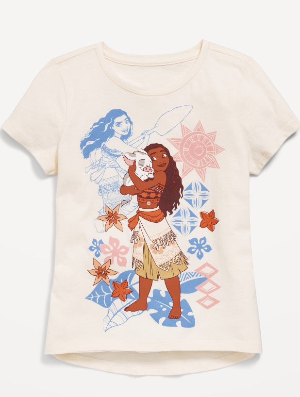 Camisa Moana old navy niña disney