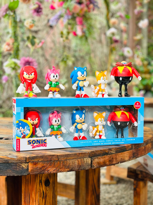Juguete set figuras de sonic