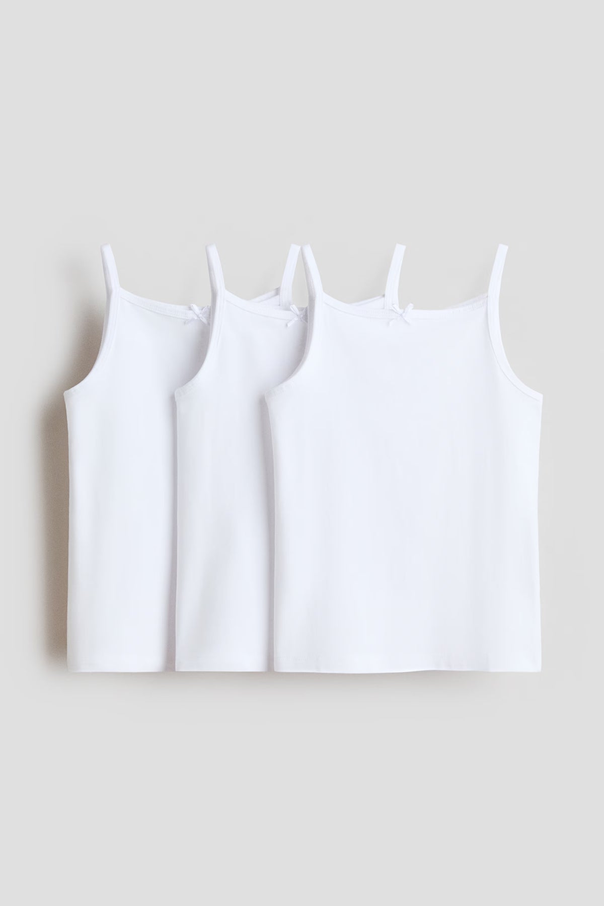 Set 3 camisas centro blancas niña H&M 1342739002