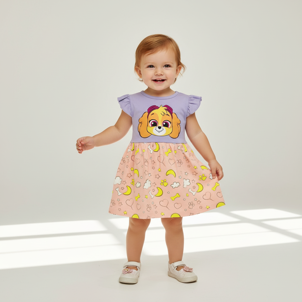 Vestido morado bebe niña Paw Patrol N10-PWG-100B promo 2x1000