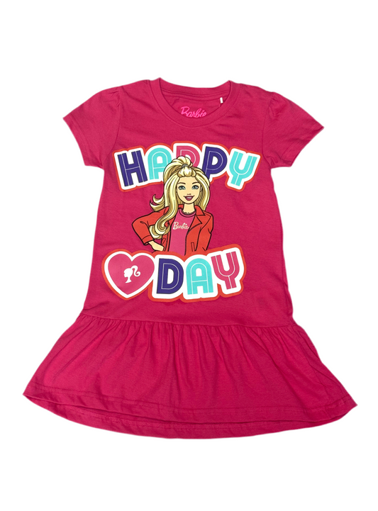 Vestido fucsia Happy Day niña Barbie BA-89972
