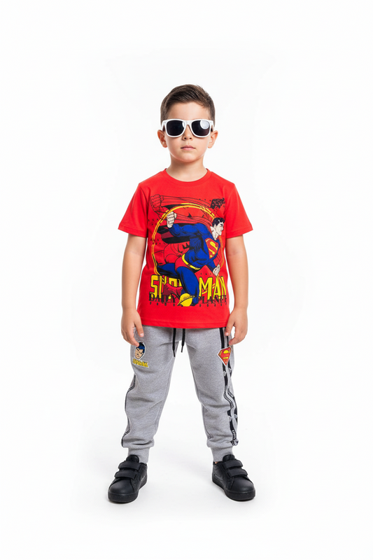 Set 2 piezas jogger superman niño C9-SM-956N 490445