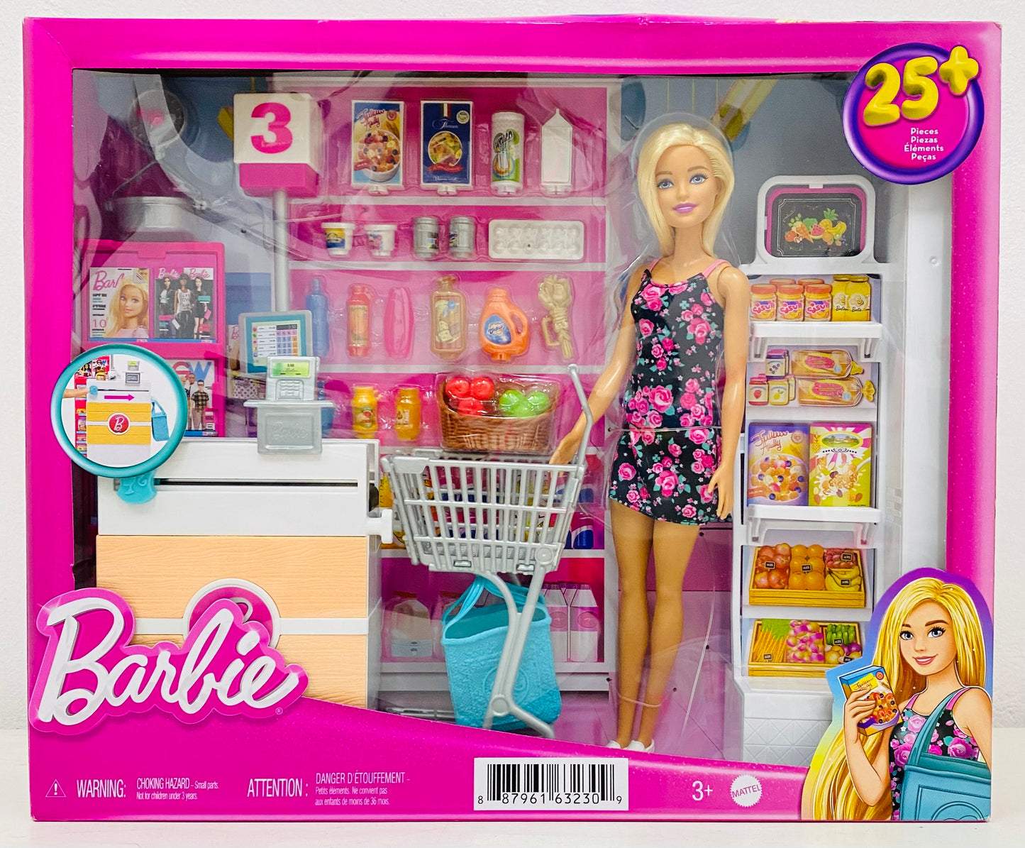 Juguete muñeca Barbie Supermercado