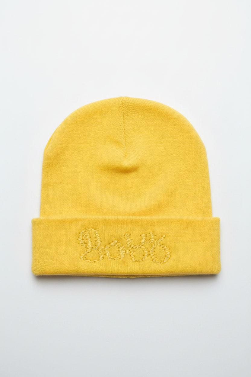 Gorro amarillo bebe niño niña baby