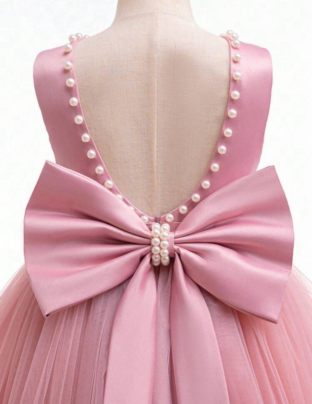 Vestido rosado gala eventos