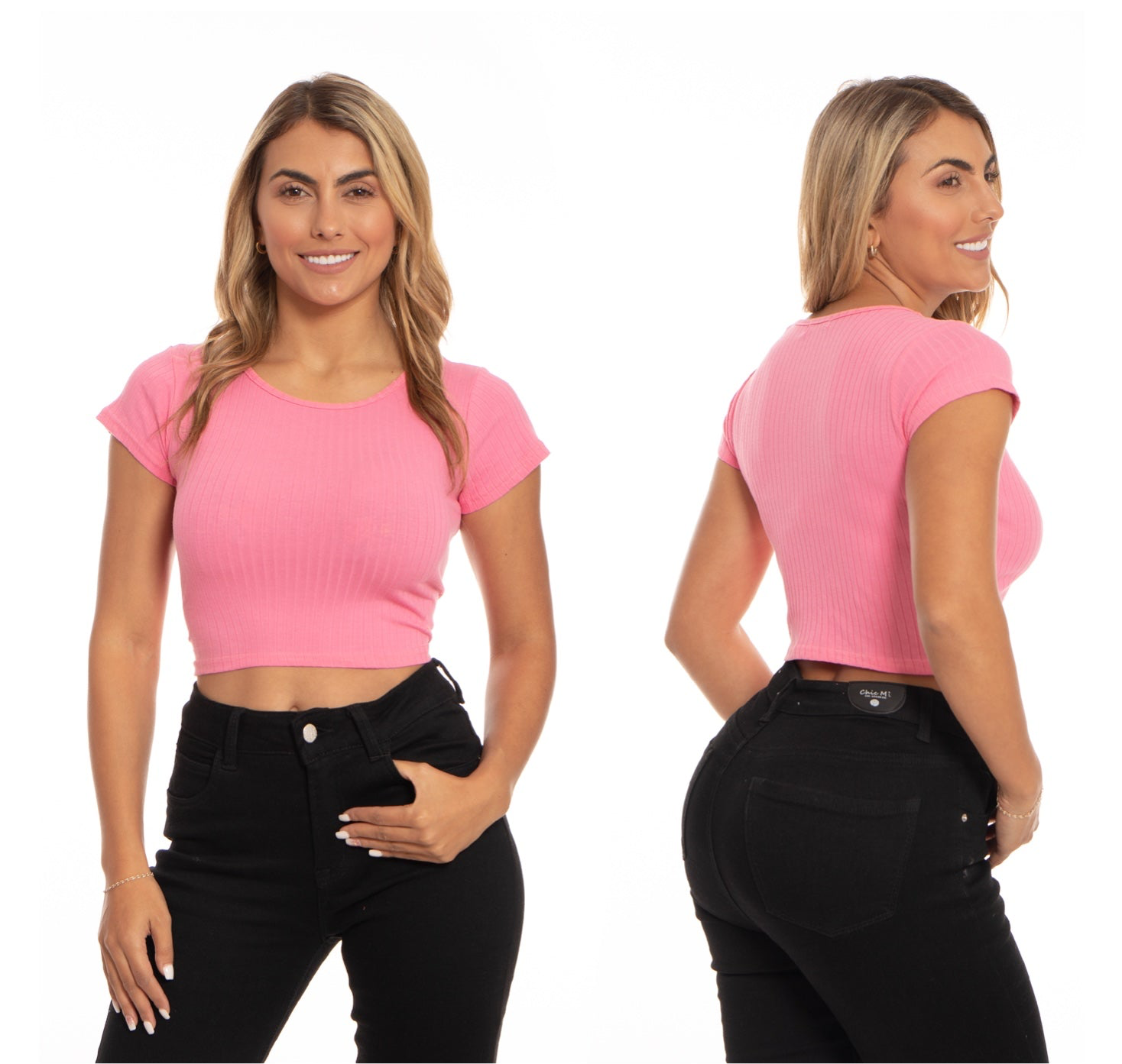 Camisa dama blusa rosada chic mi CTD1169-64 390290 – Kima Shop HN