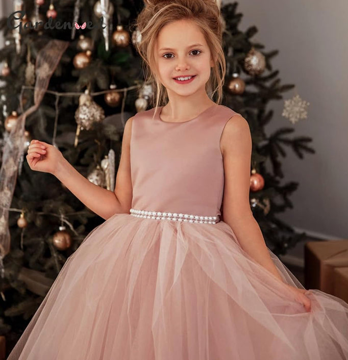 Vestido rosado evento gala