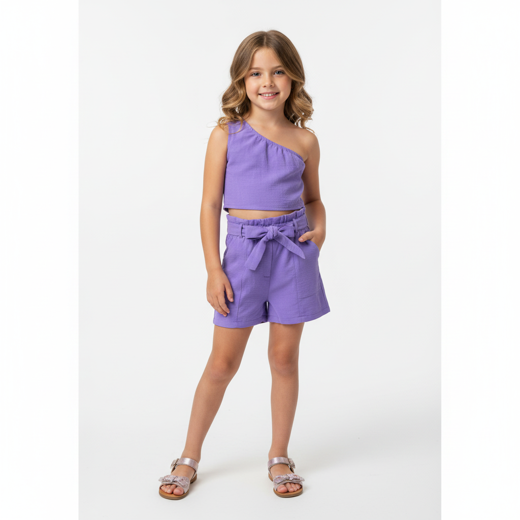 Set 2 piezas niña morado chic mi CSG1117-12 590490