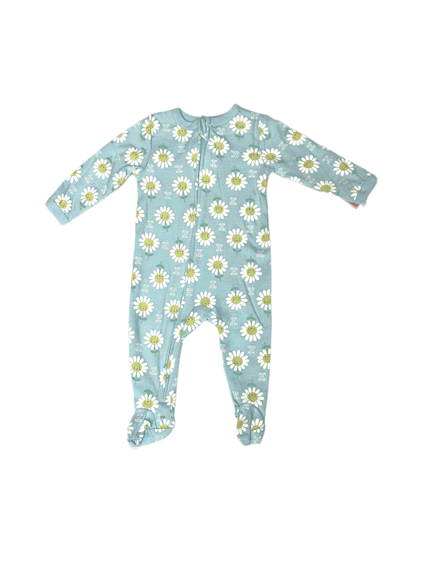 Pijama azul flores bebe niña Tinytots D00431TT