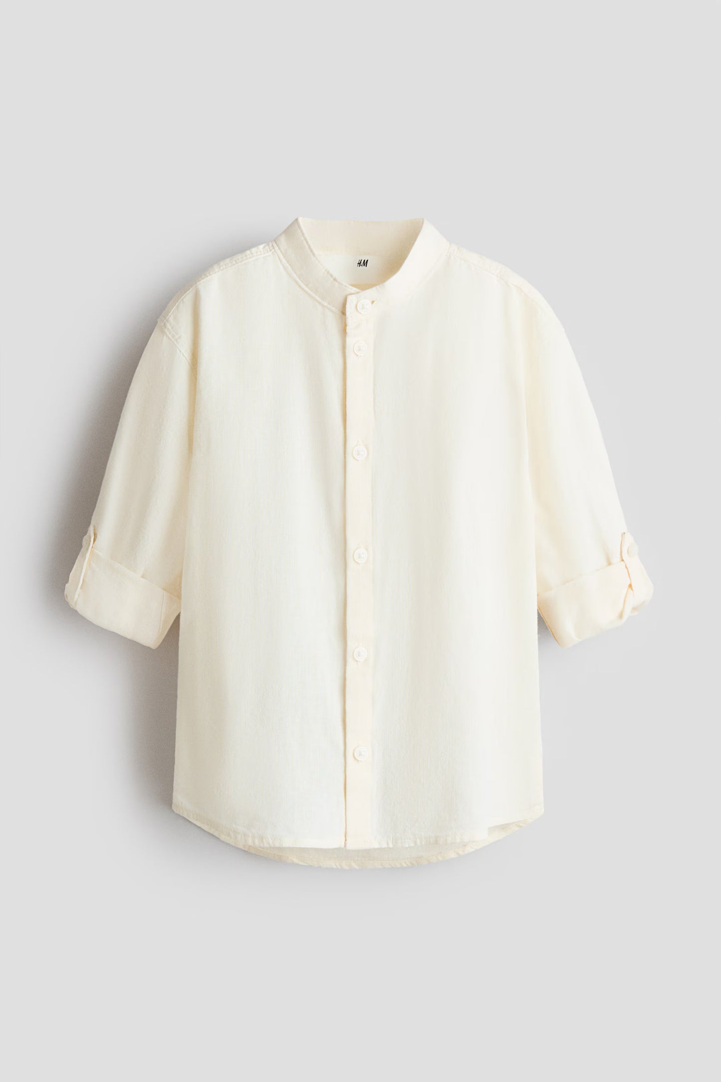 Camisa beige niño formal H&M 1315245002