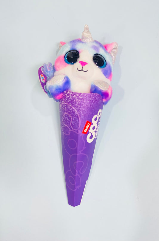 Peluche cono sorpresa gato