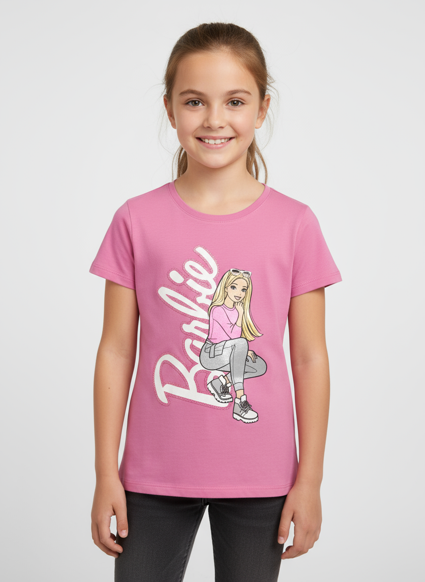 Camisa rosada niña Barbie Disney BA-90006