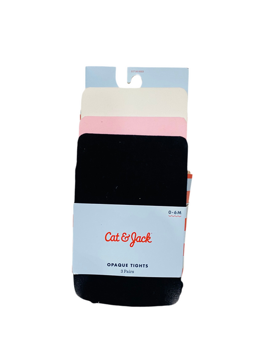 Set 3 pares medias bebe niña Cat & Jack