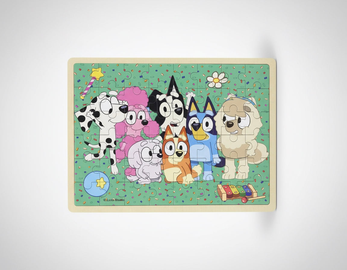 Juguete rompecabezas madera bluey DT-BLU-WP20 niña niño