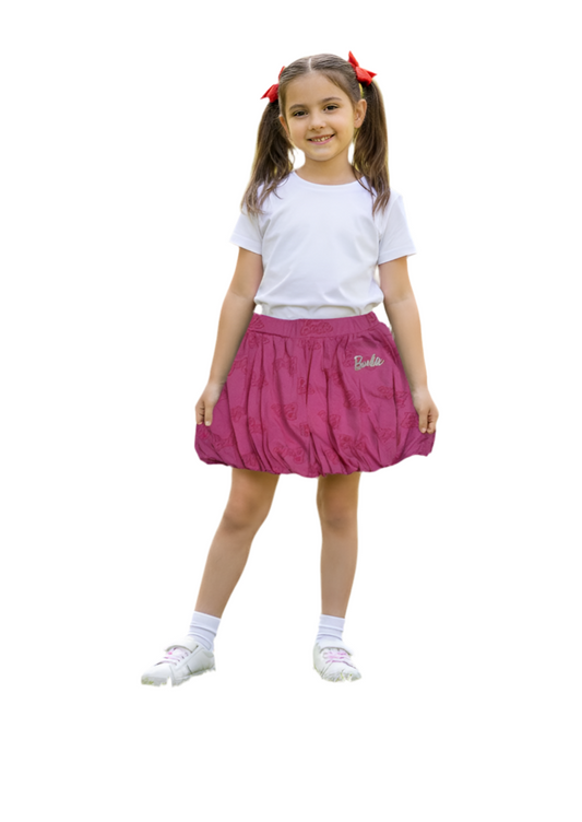 Falda rosada niña Barbie Disney BA-90065