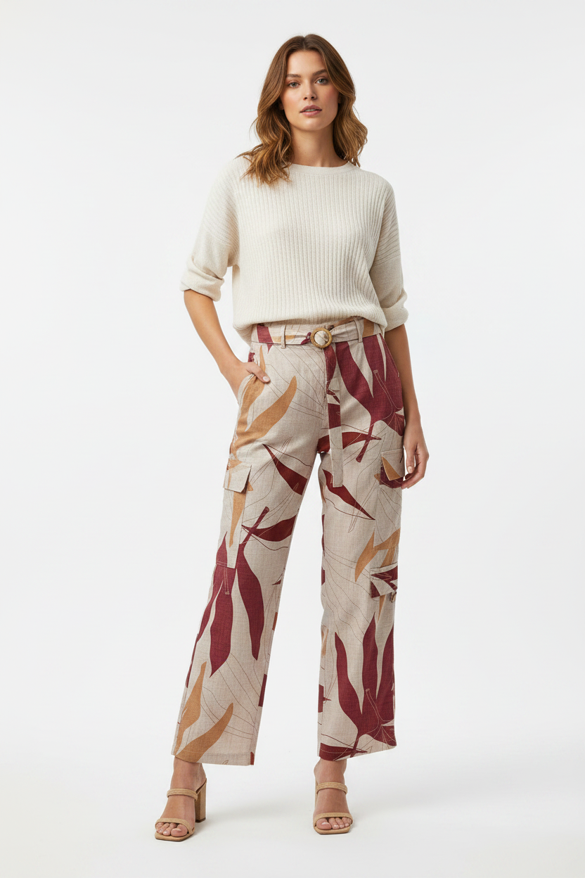 Pantalón cargo formal dama Intrigue rosado IN3-2288 690590 promo 2x1000