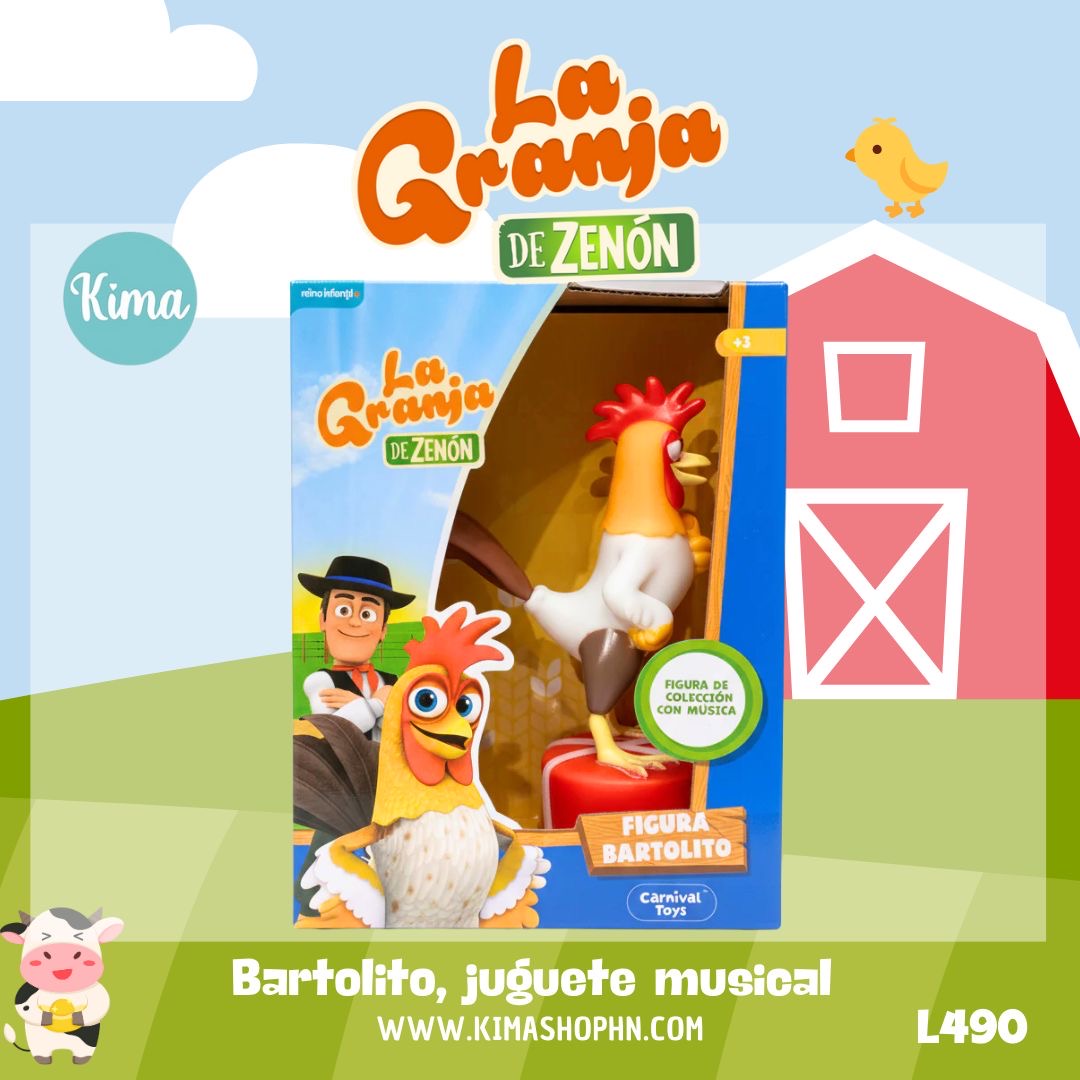 Juguete la granja de zenon bartolito niño RT-BAR4-01 490390290