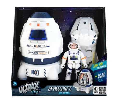 Juguete cápsula espacial figura astronauta