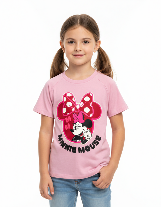 Camisa rosado claro niña Minnie Disney MM-2630 promo 3x1000