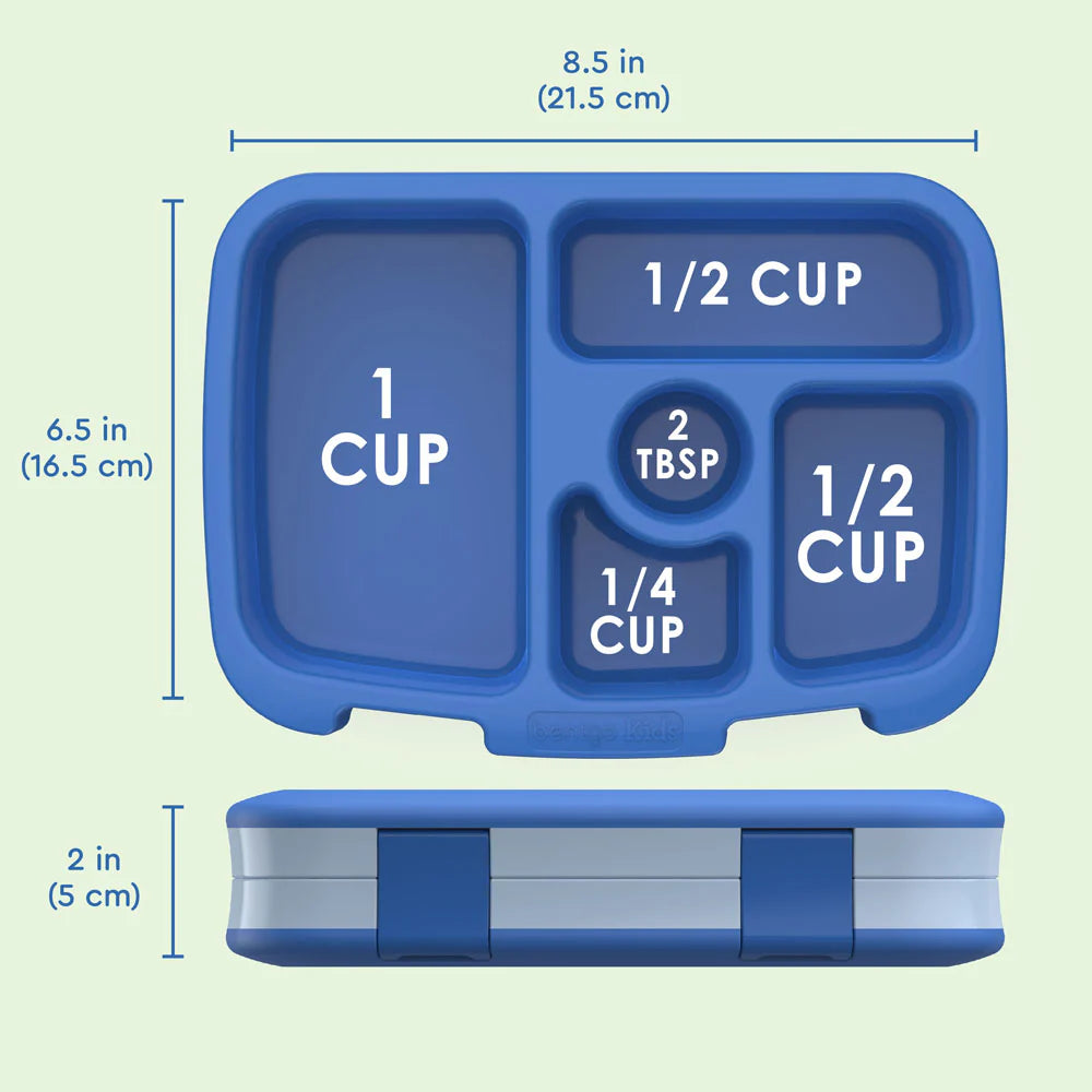 Contenedor para comida lonchera Bentgo bento Azul