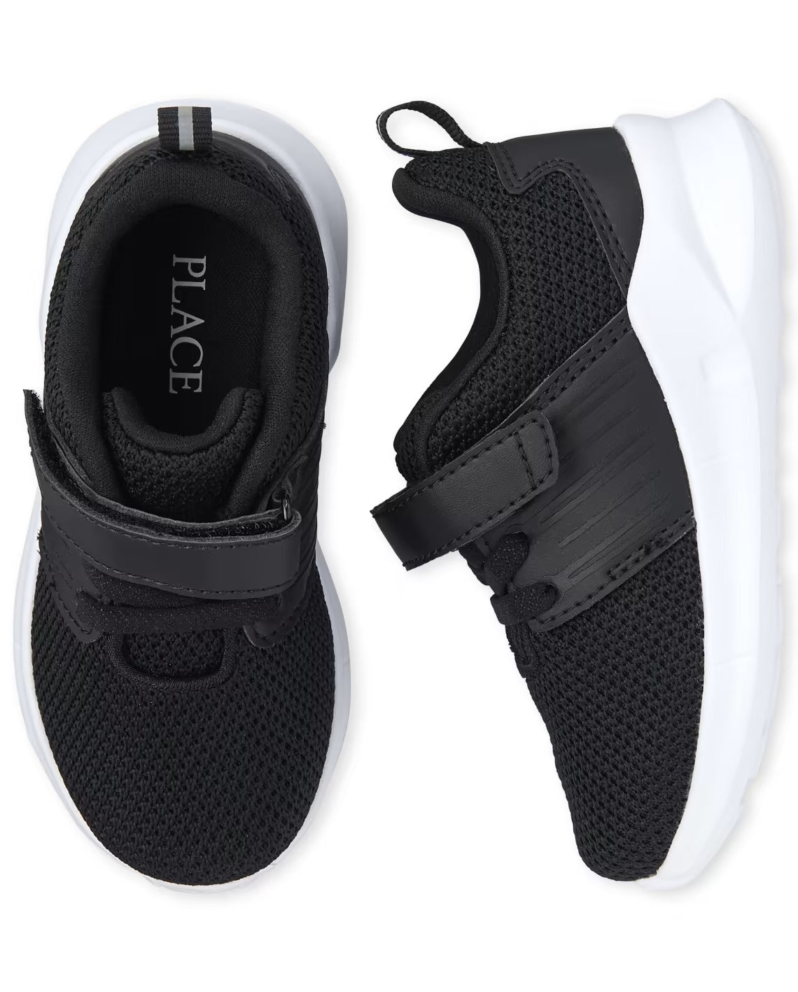 Tenis negros niño niña Childrens  Place unisex
