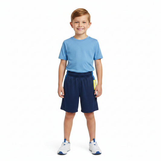 Calzoneta deportivo Short azul traje de baño niño promo 4x1000