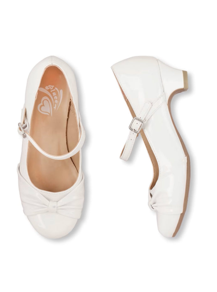 Zapatillas blancas tacon niña Childrens Place