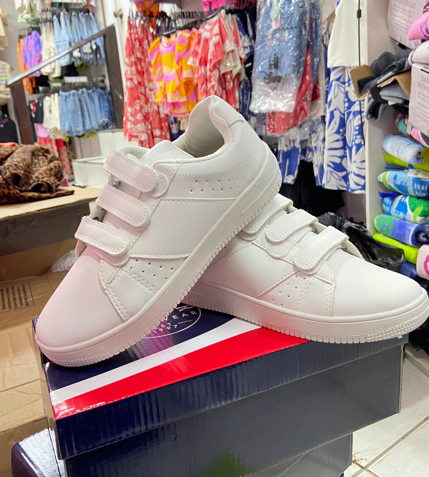 Tenis blancos escolares 573-1403507 Niño