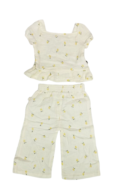 Set 3 piezas amarillo bebe niña