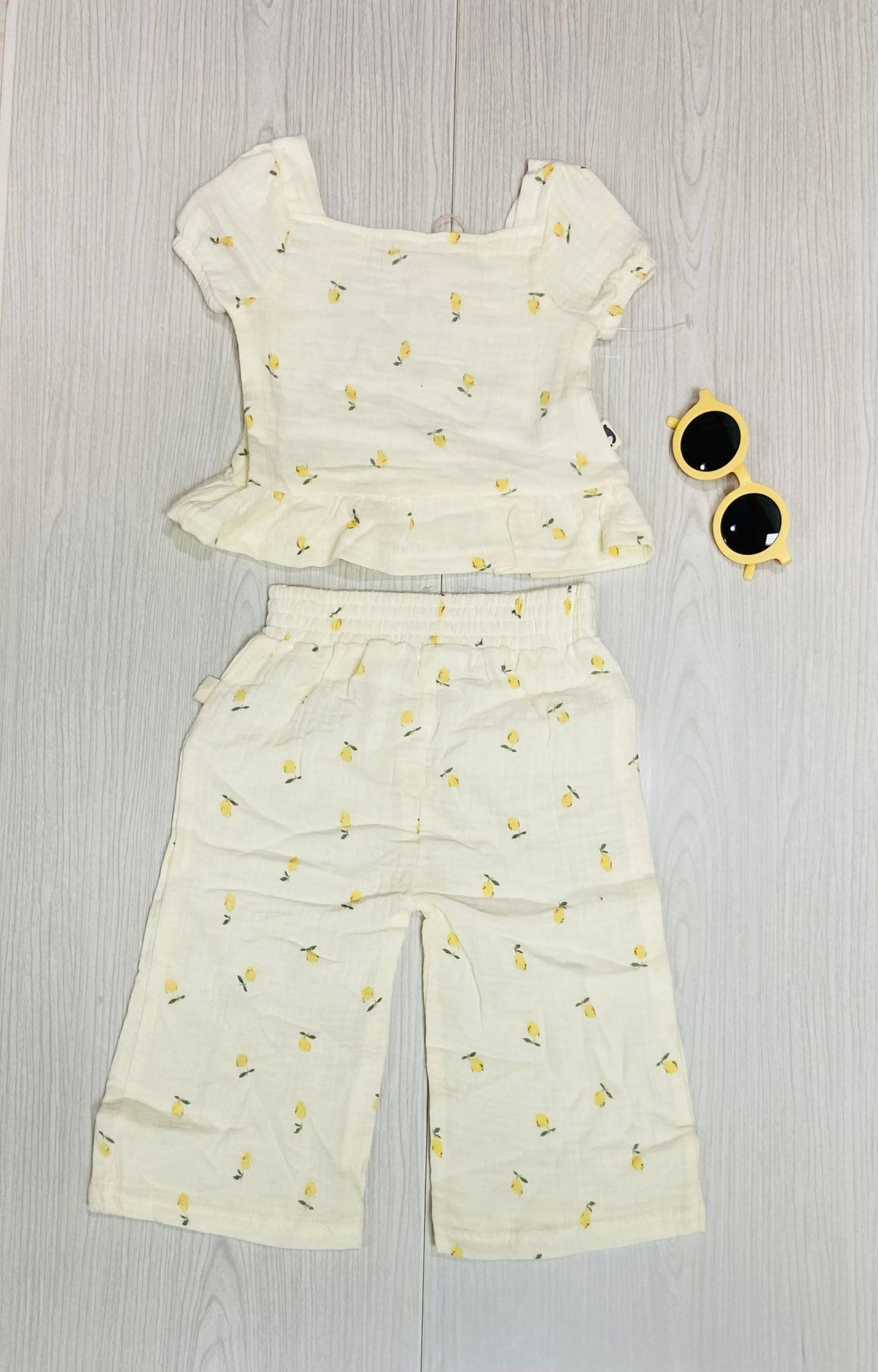 Set 3 piezas amarillo bebe niña