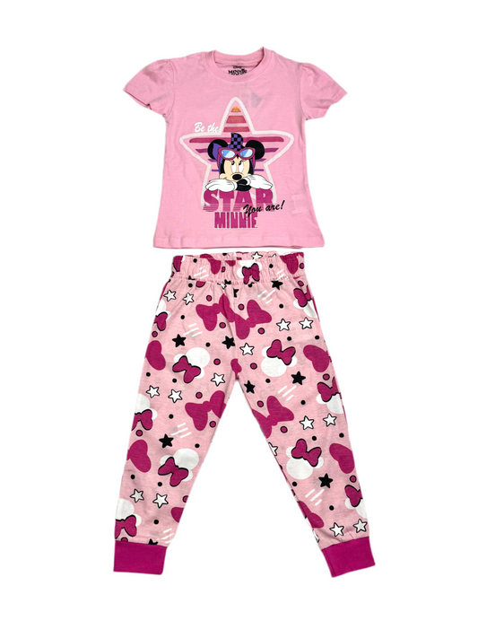 Pijama rosado claro niña Minnie Disney MM-2574