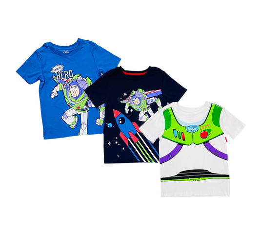 Set 3 camisas Toys Story disney niño