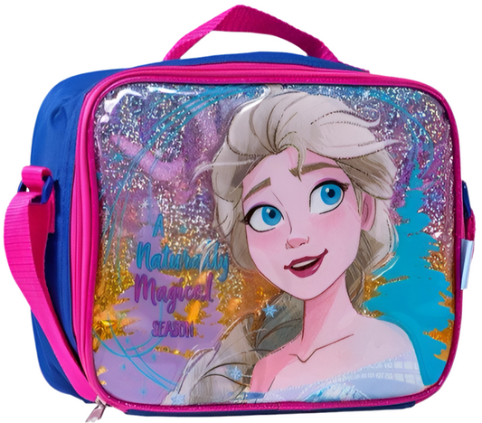 Lonchera frozen azul morada 25x20x85 065-220139