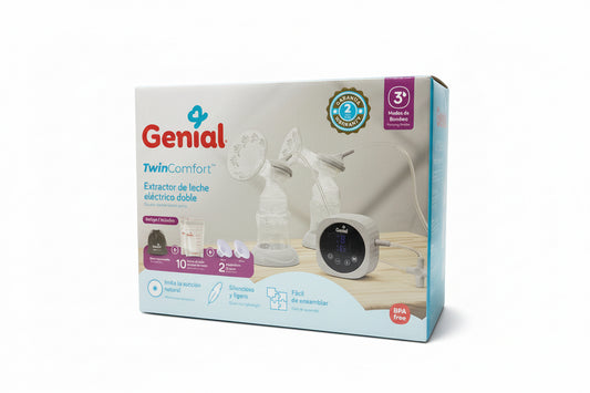 Extractor ordeñador de leche electrico doble Genial bebe niño niña