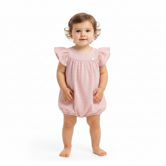 Mameluco overall bebe niña salmon quimby 34125-141324 promo 2x1000