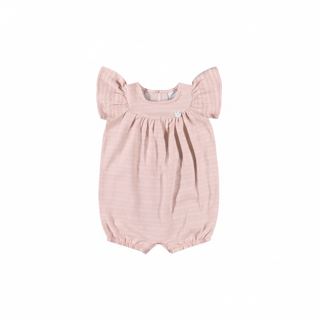Mameluco overall bebe niña salmon quimby 34125-141324 promo 2x1000