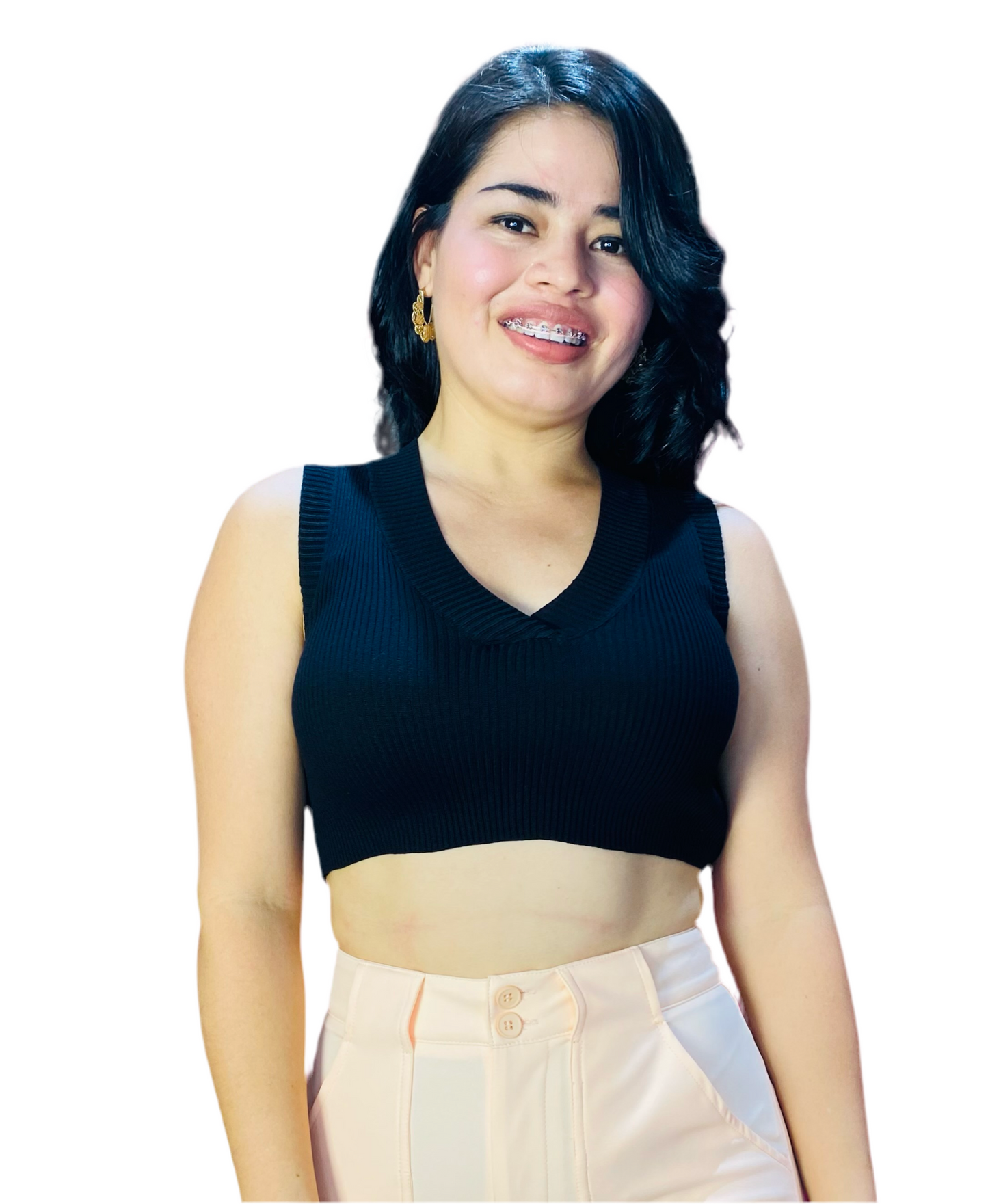 Camisa Blusa Dama negra CTD1138-20 390290