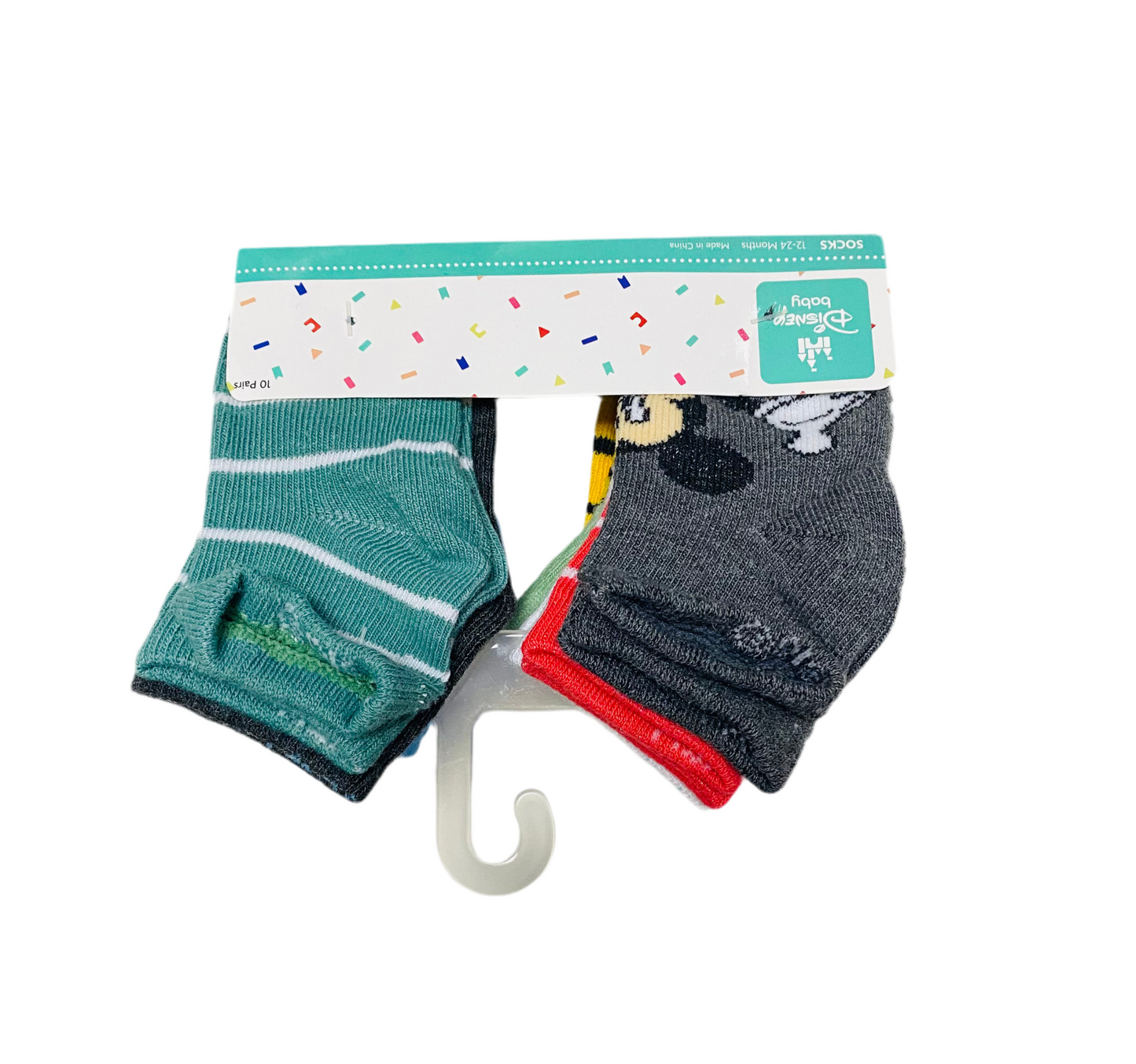Set 10 pares calcetines mickey Disney bebe niño