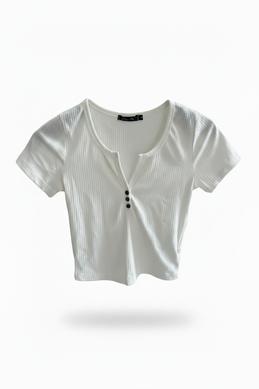 Camisa dama blusa CTD1170-1 315235  blanco promo 4x1000