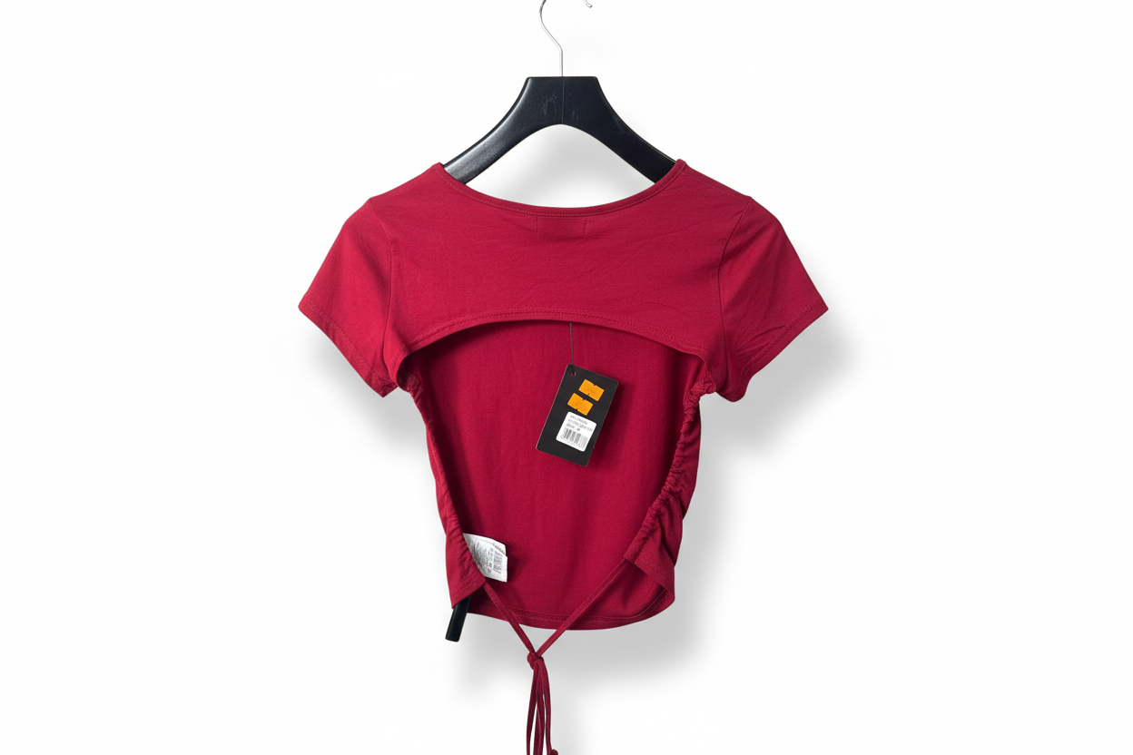 Camisa dama blusa rojo vino CTD1004-25 390345 promo 3x1000