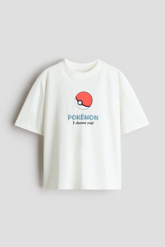 Camisa blanca niño Pokemon H&M 1340817008